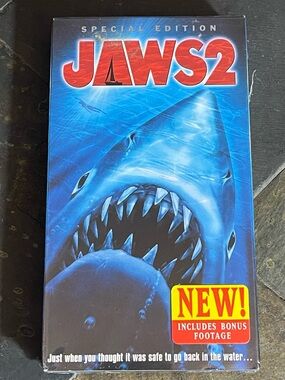 Jaws 2 VHS Special Edition Horror SEALED BRAND NEW CONDITION